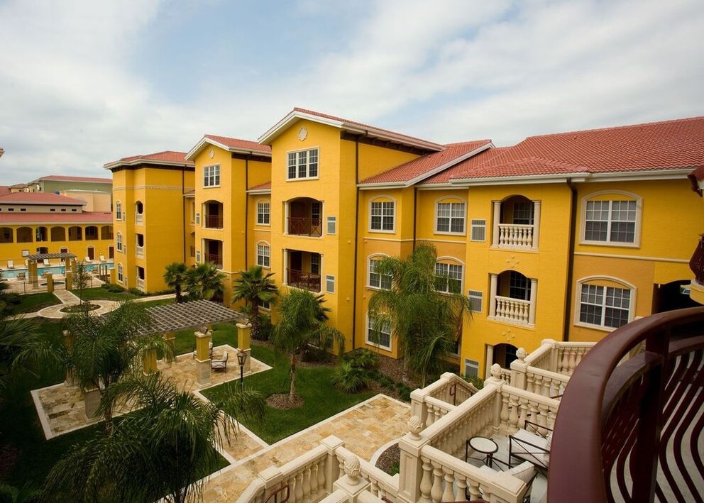 Aerial view of casa bella