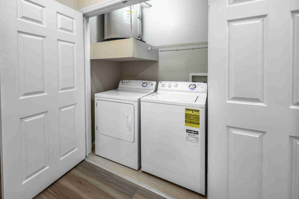 Apartment Laundry Area at Casa Bella